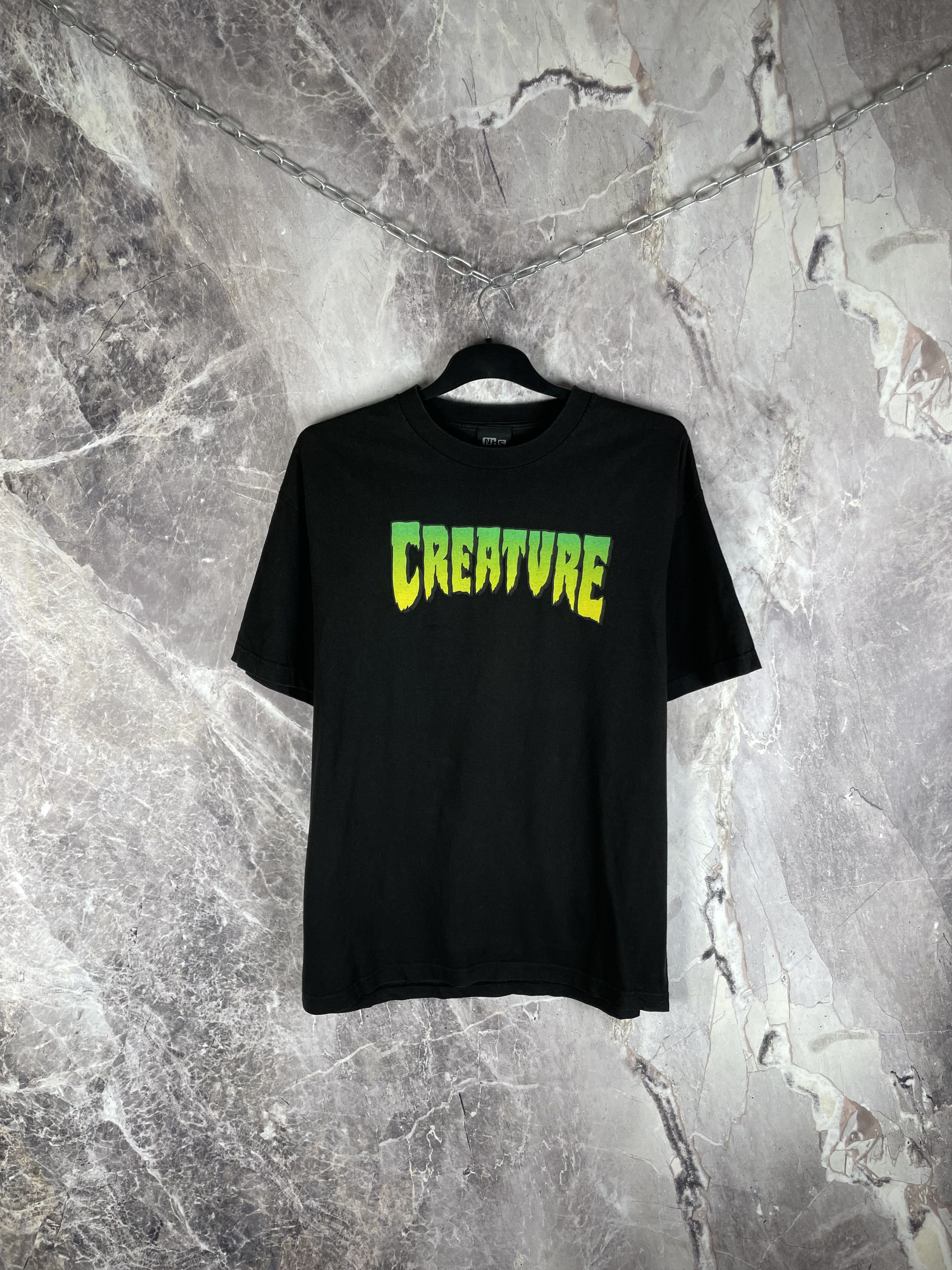 Vintage *RARE* Vintage Creature Skateboards Tee Size US XL / EU 56 / 4 - 1 Thumbnail
