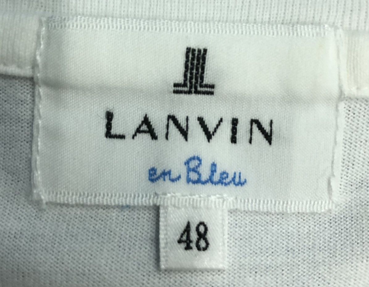 Lanvin Vintage Lanvin en Bleu T-Shirt Size US M / EU 48-50 / 2 - 7 Thumbnail