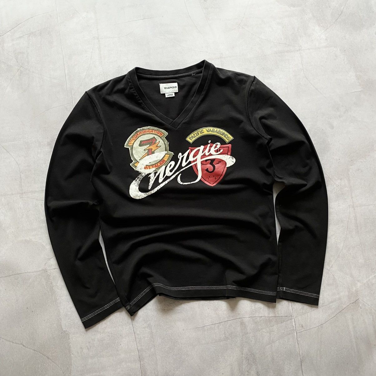 Ed Hardy × Hysteric Glamour × If Six Was Nine Poem Cute Hysteric Glamour Vibe Long Sleeve T Shirt LGB Size L / US 10 / IT 46 - 1 Thumbnail