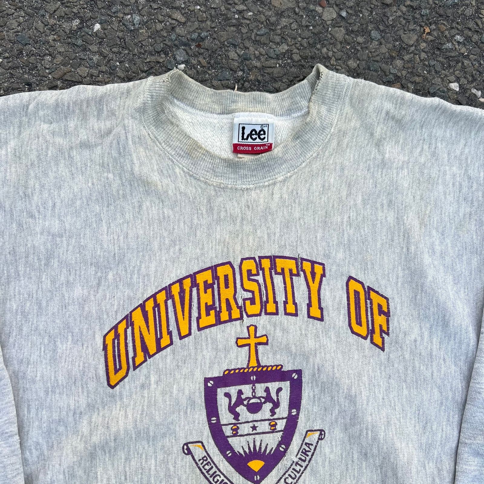 Lee Vintage Scranton pro weave cross grain crewneck sweatshirt Size US XL / EU 56 / 4 - 3 Thumbnail