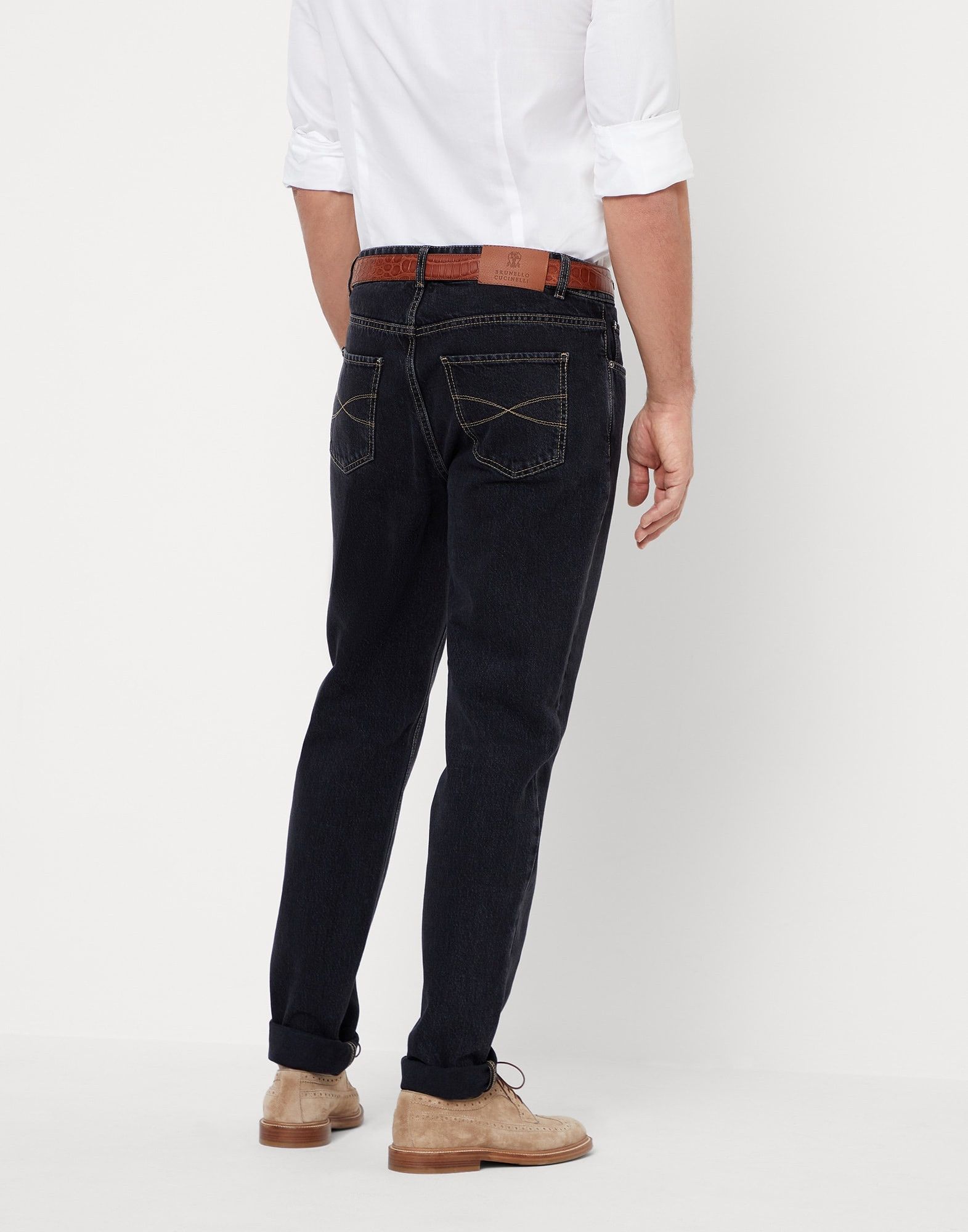 Brunello Cucinelli Denim Pants in Open Blue Size US 32 / EU 48 - 2 Thumbnail