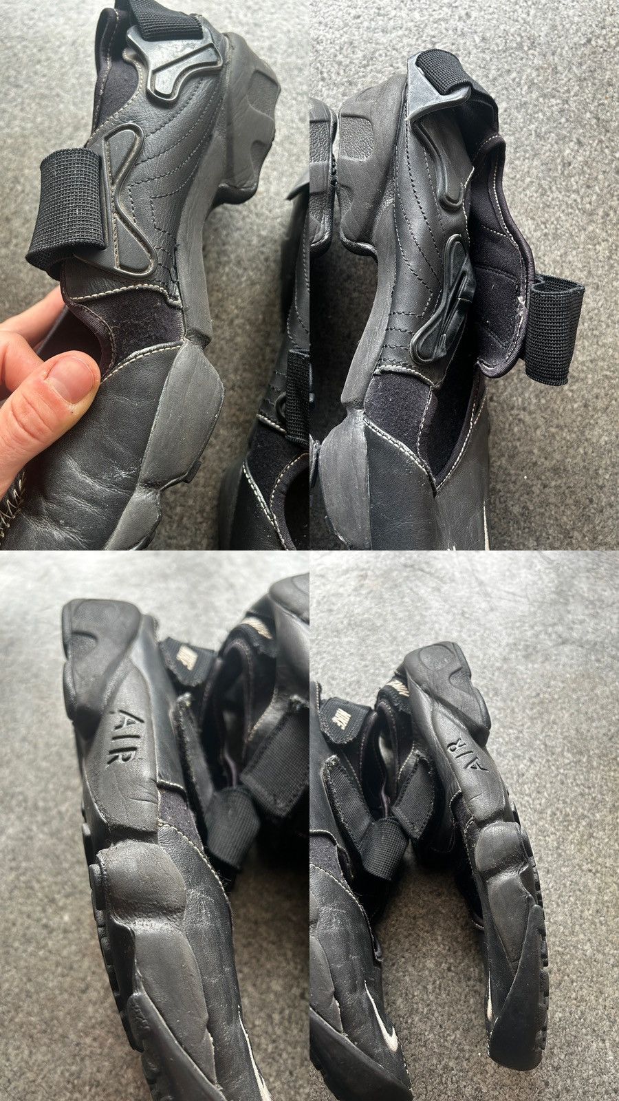 Nike QUICK SALE Nike Air Rift 2001 Leather Sneakers Size US 12 / EU 45 - 15 Thumbnail