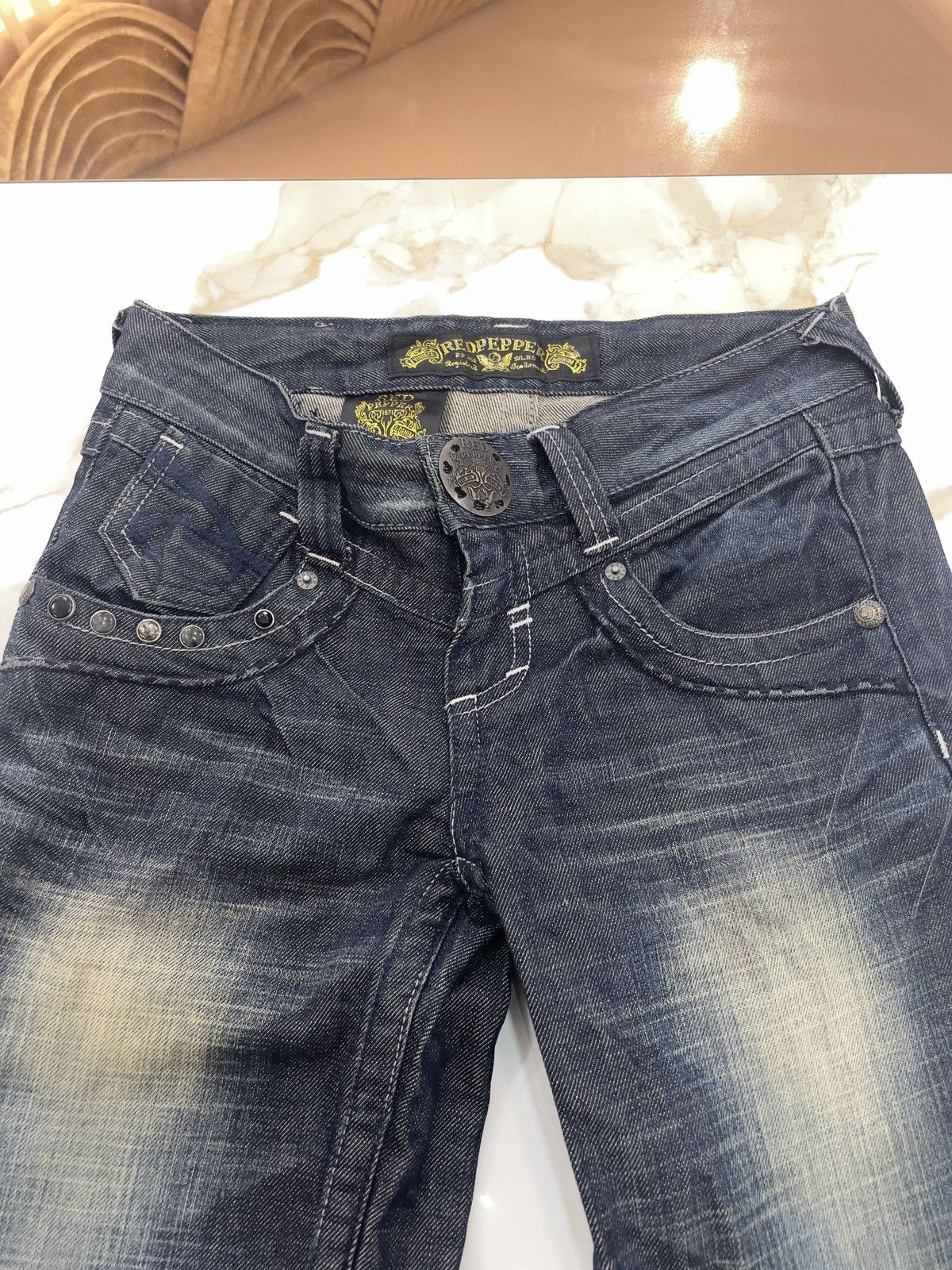 Vintage red pepper jeans Size 26" / US 2 / IT 38 - 8 Thumbnail