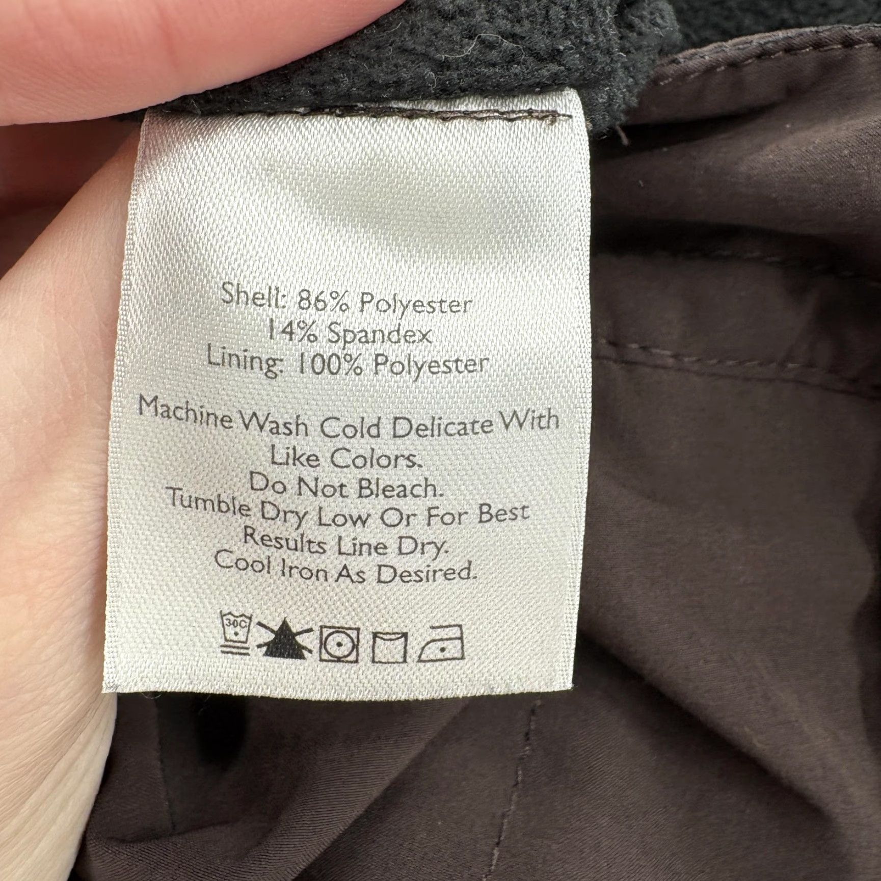 Eddie Bauer Eddie Bauer Pants Womens 2 Brown Softshell Hiking Outdoor Trail Khakis Pockets Lined Size 26" / US 2 / IT 38 - 5 Thumbnail