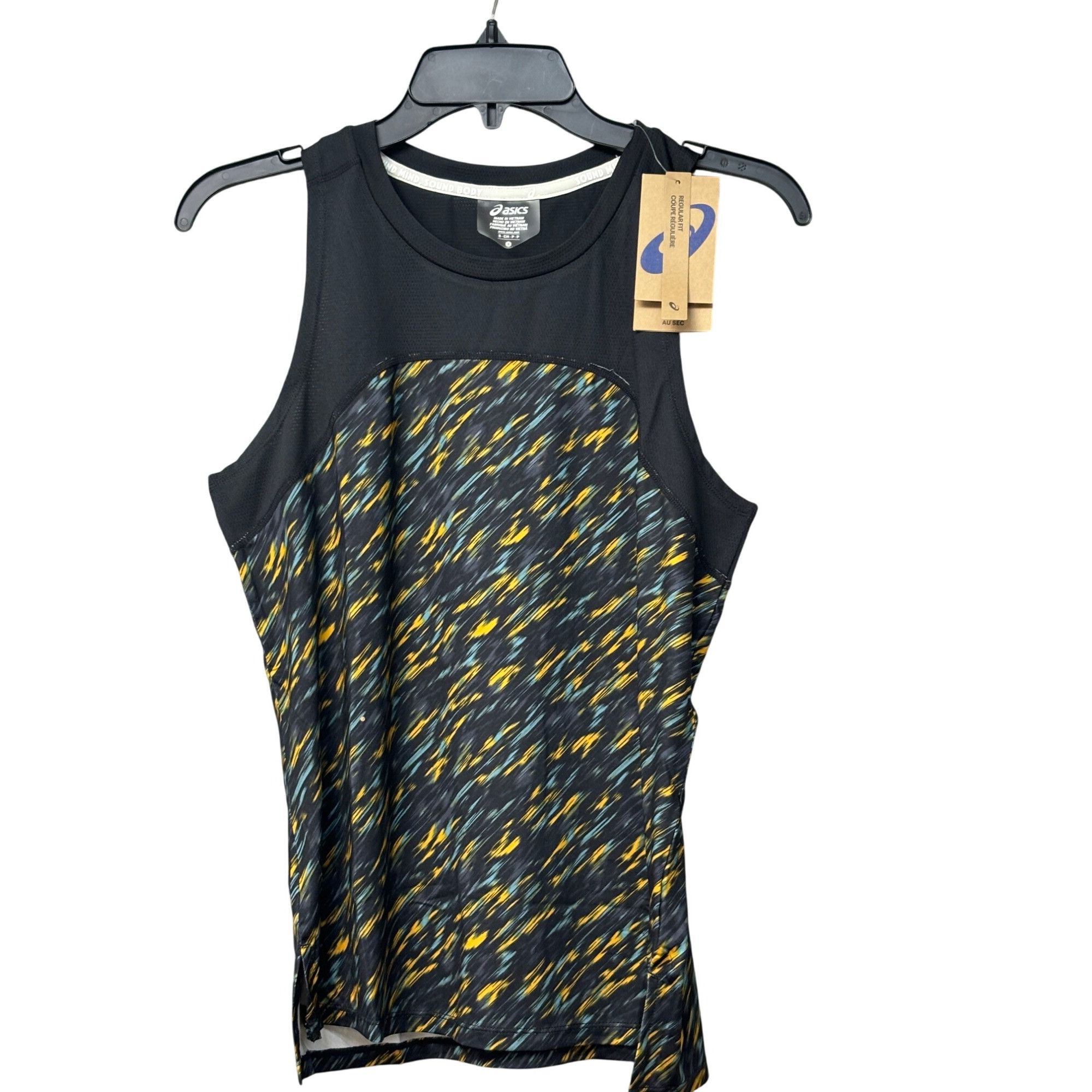 Asics ASICS Women's PR Lyte Running Tank Night Shade/ Sage Print, Size S / US 4 / IT 40 - 6 Thumbnail