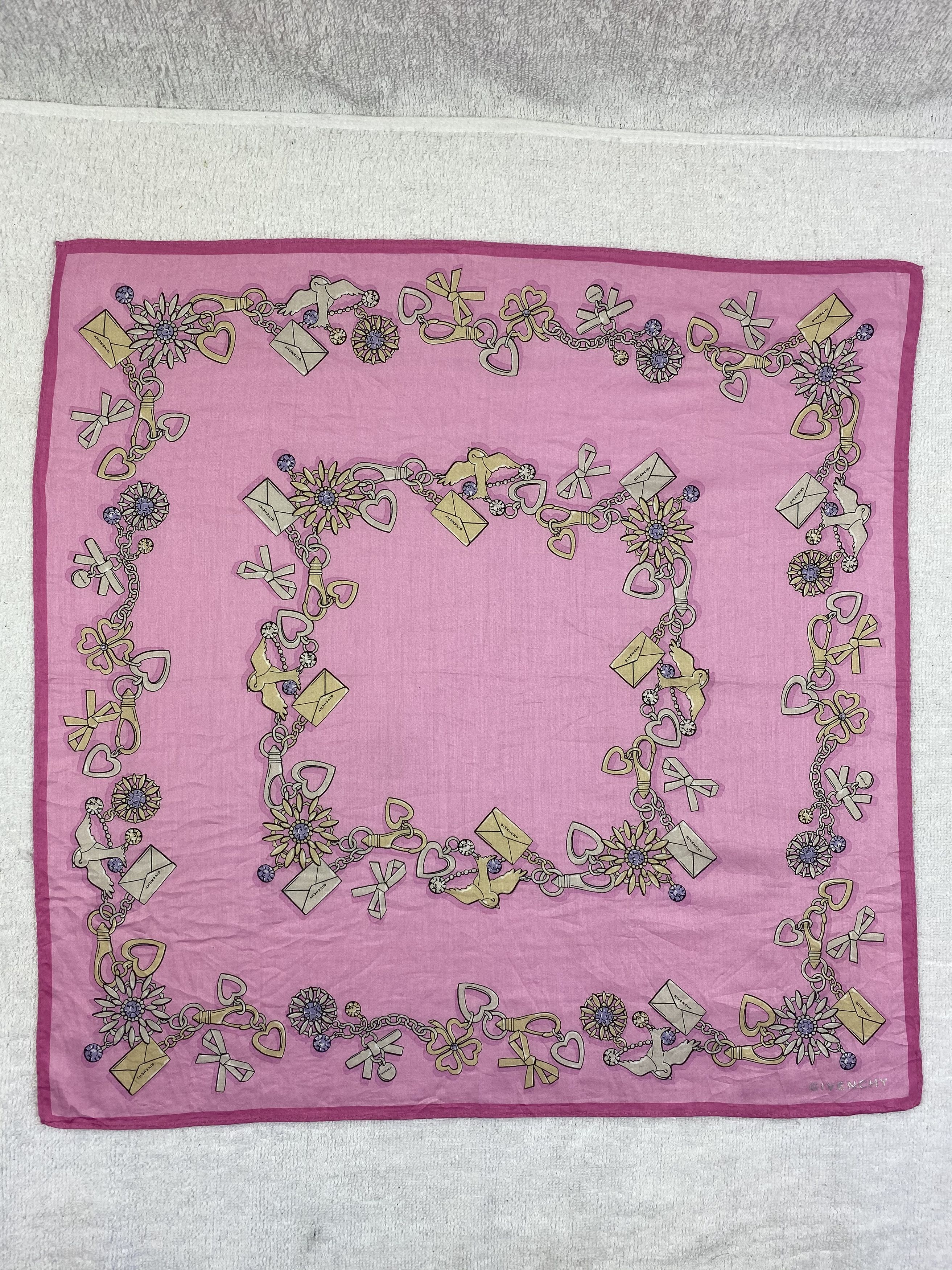 Vintage Givenchy Handkerchief / Bandana / Neckerchief Size ONE SIZE - 3 Thumbnail
