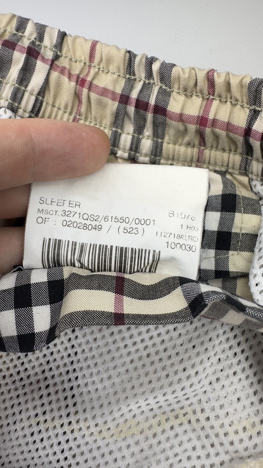 Burberry × Vintage Burberry Sport vintage nova check shorts rare items Size US 40 / EU 56 - 8 Thumbnail