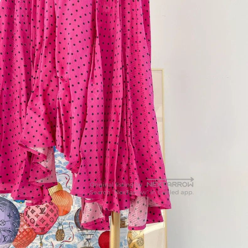 Balenciaga Balenciaga Pink Asymmetrical Skirt Size 37" - 4 Thumbnail
