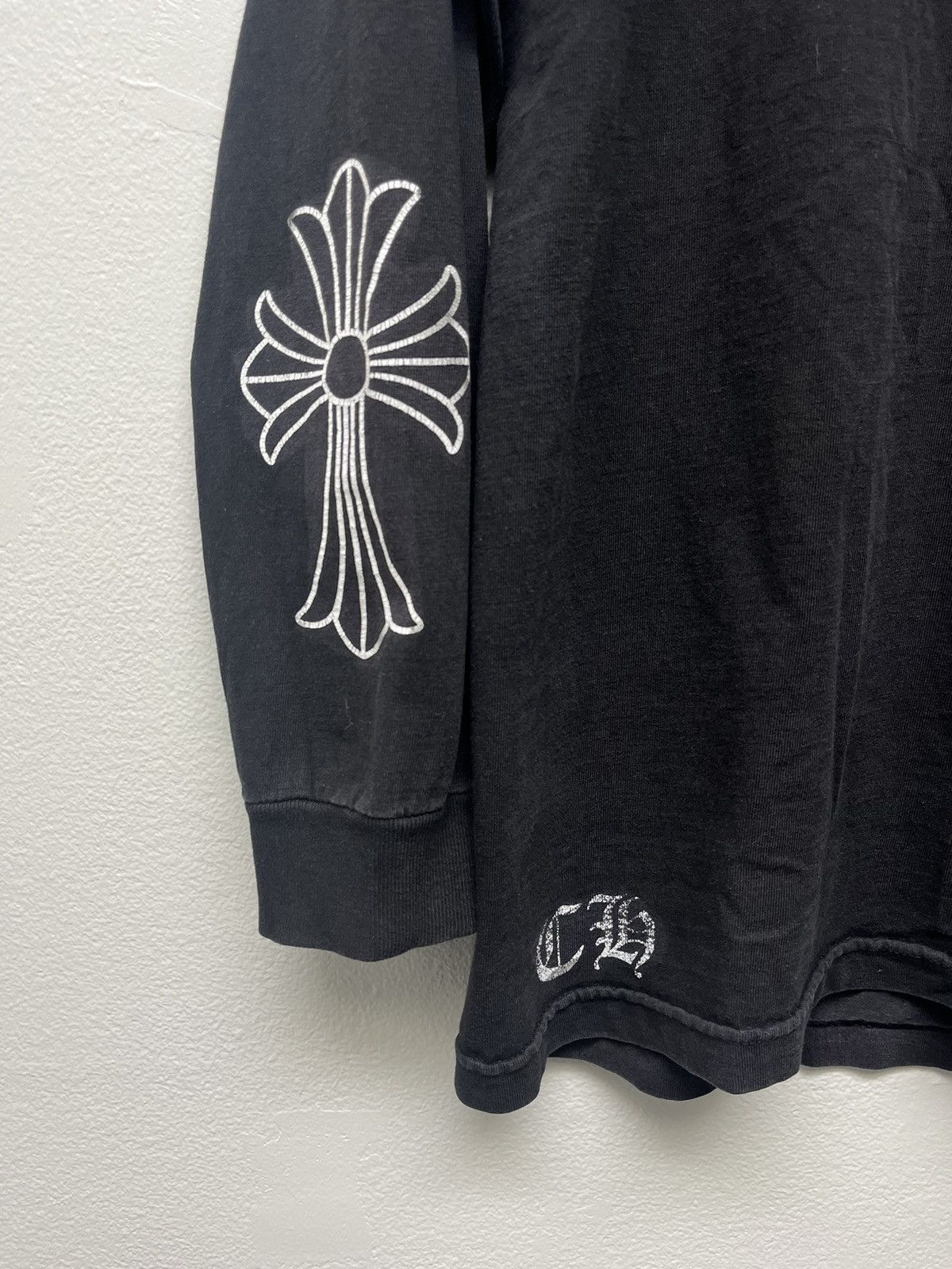 Chrome Hearts Chrome Hearts Scroll Logo Lucky Patch Cross Hit Longsleeve Size US M / EU 48-50 / 2 - 4 Thumbnail
