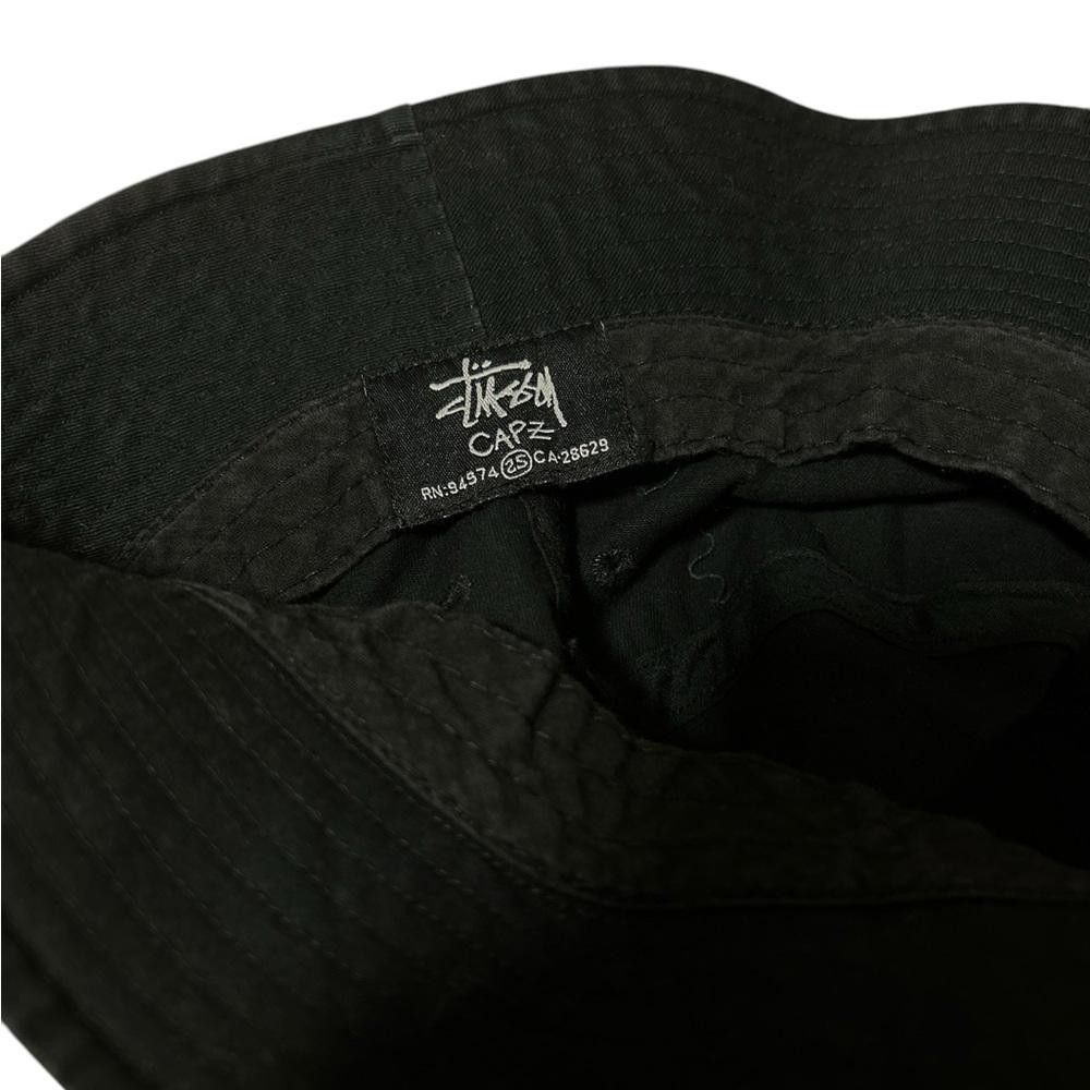 Designer Stüssy Black Bucket Hat Size ONE SIZE - 3 Thumbnail