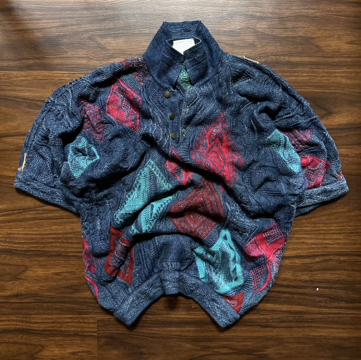 Coogi RARE VINTAGE 90’s COOGI BLUES POLO KNIT Size US XL / EU 56 / 4 - 1 Thumbnail
