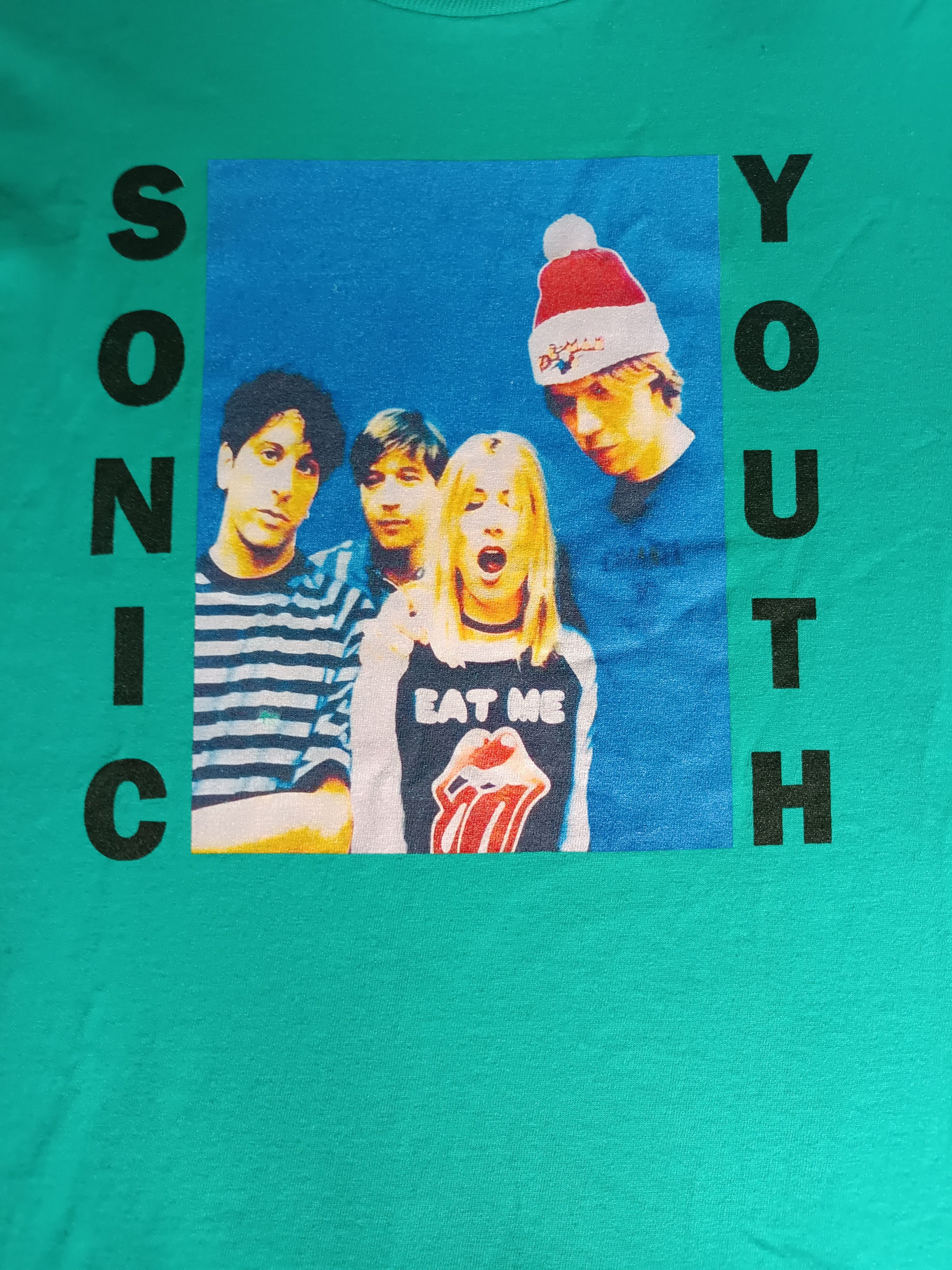 Band Tees 90s American Rock Band Sonic Youth Line Up Photo Tee Size US M / EU 48-50 / 2 - 2 Thumbnail