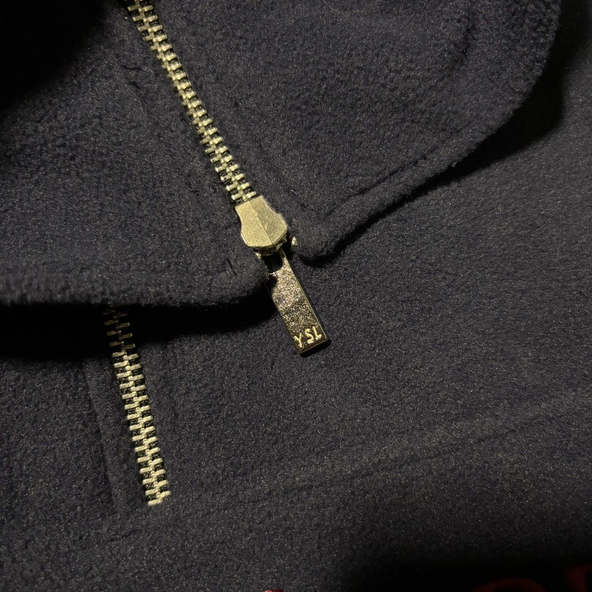 Yves Saint Laurent Vintage Yves Saint Laurent Halfzip Jacket Embroidery Size US L / EU 52-54 / 3 - 5 Thumbnail