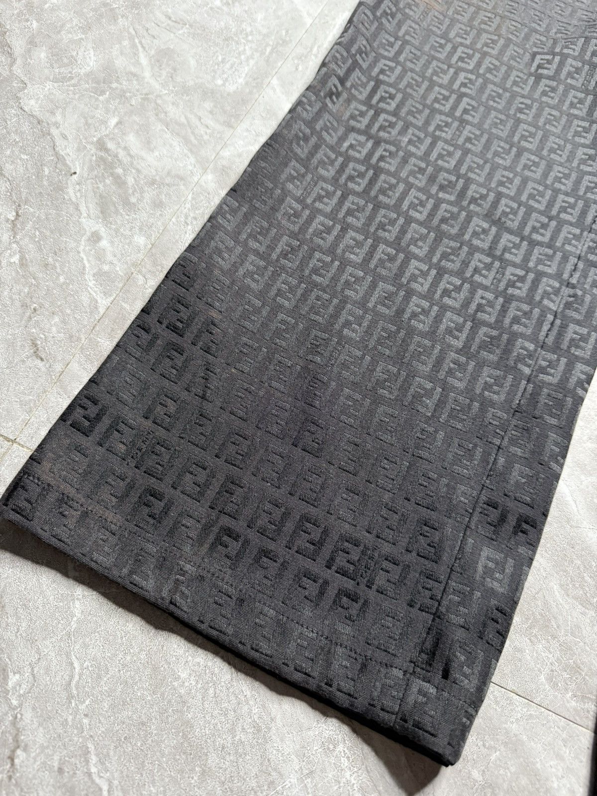 Fendi Fendi Black Monogram Pants (Unisex) Size US 28 / EU 44 - 3 Thumbnail