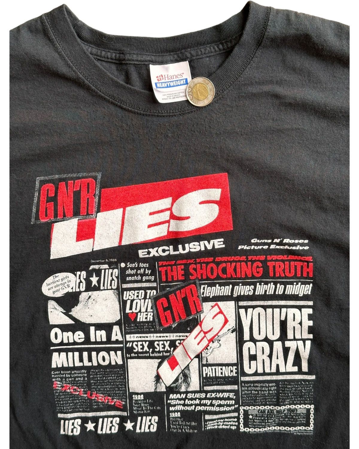 Band Tees × Vintage 2005 Guns n Roses “Lies” Album Tee Size US XL / EU 56 / 4 - 4 Thumbnail