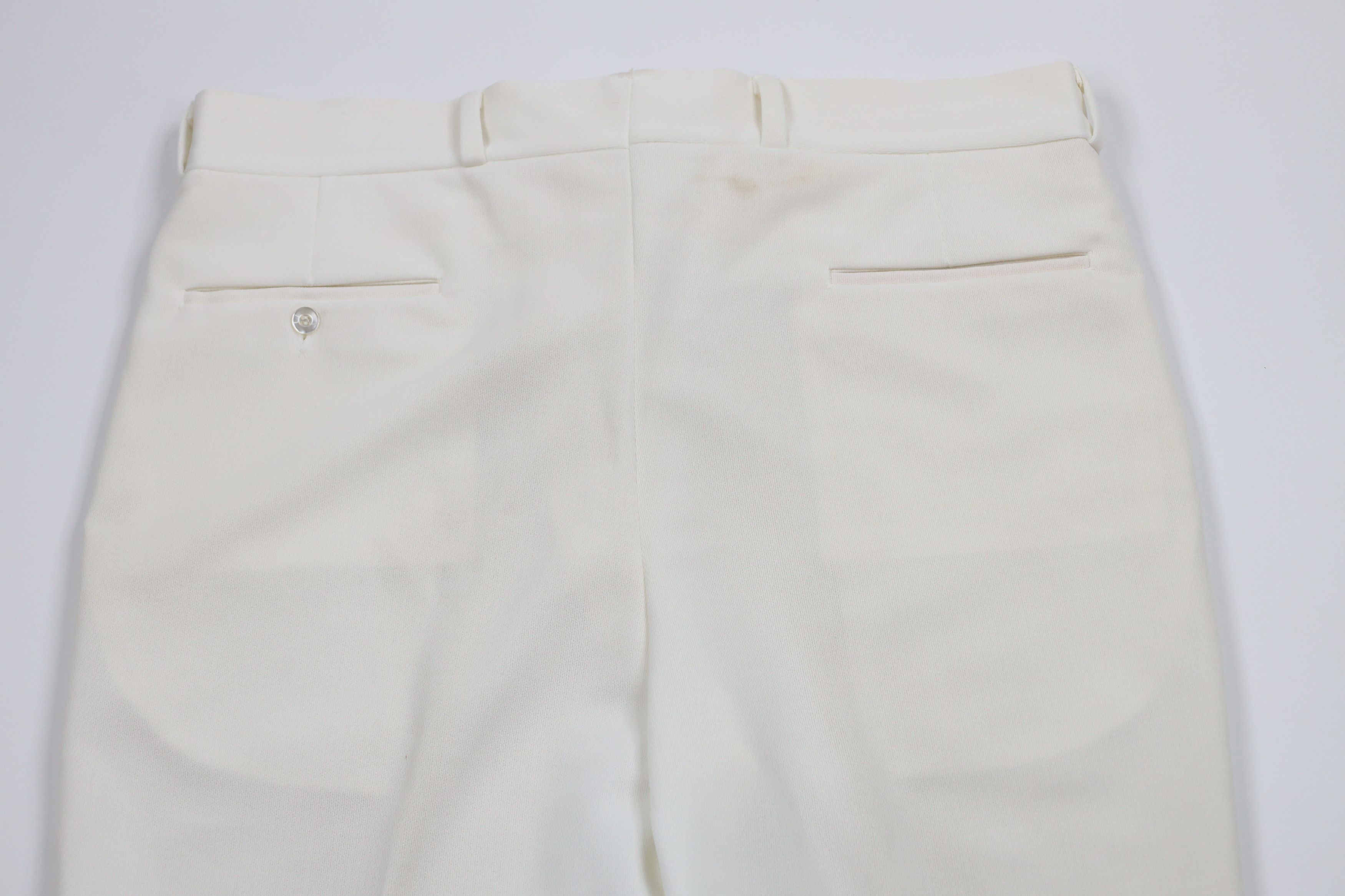 Vintage Vintage 70s Streetwear Knit Bell Bottoms Pants White USA Size US 36 / EU 52 - 11 Thumbnail