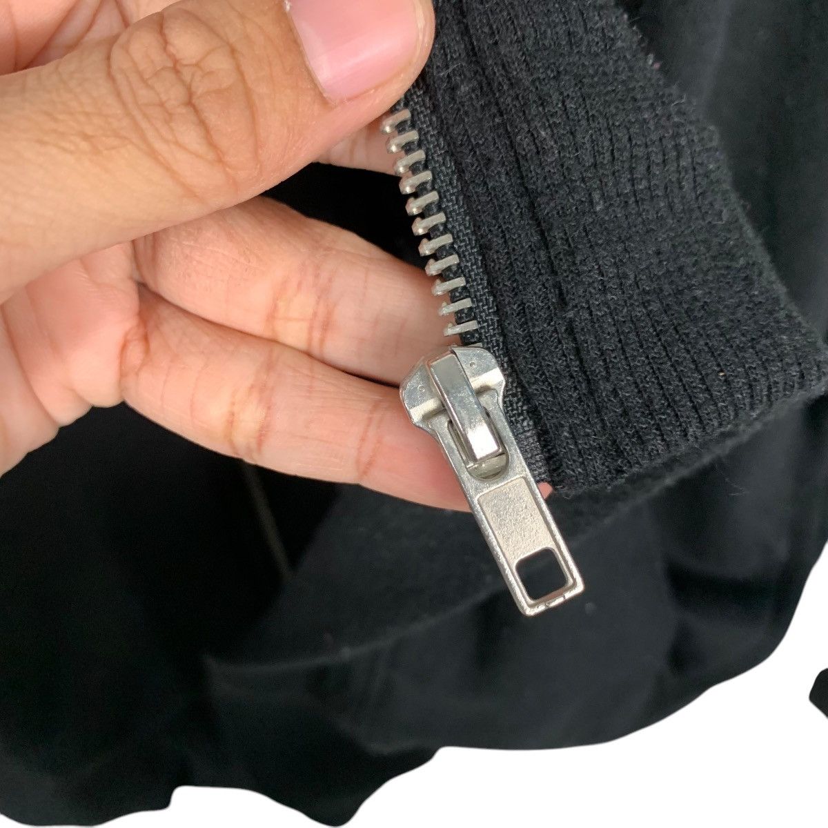 Japanese Brand LISTEN FLAVOUR Mandarin Zipper Hoodies Big Logo #1774-C78 Size US L / EU 52-54 / 3 - 17 Thumbnail
