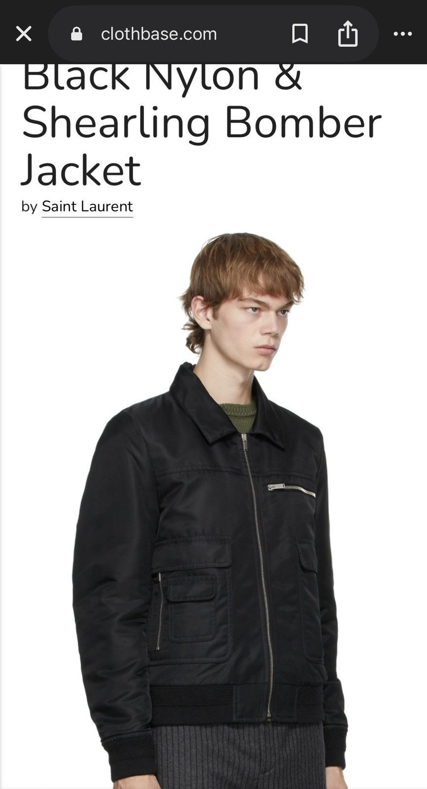 Saint Laurent Paris Saint Laurent Paris Jacket Size US M / EU 48-50 / 2 - 18 Thumbnail