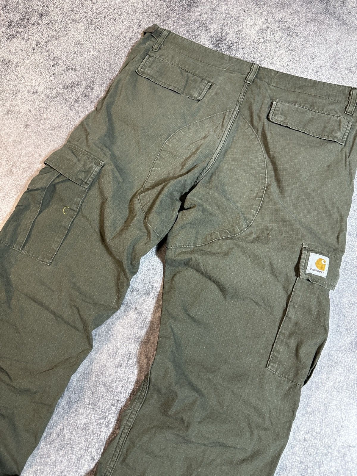 Carhartt × Vintage Y2K Carhartt Casual Cargo Pants Aviation Pant Streetwear L Size US 34 / EU 50 - 4 Thumbnail