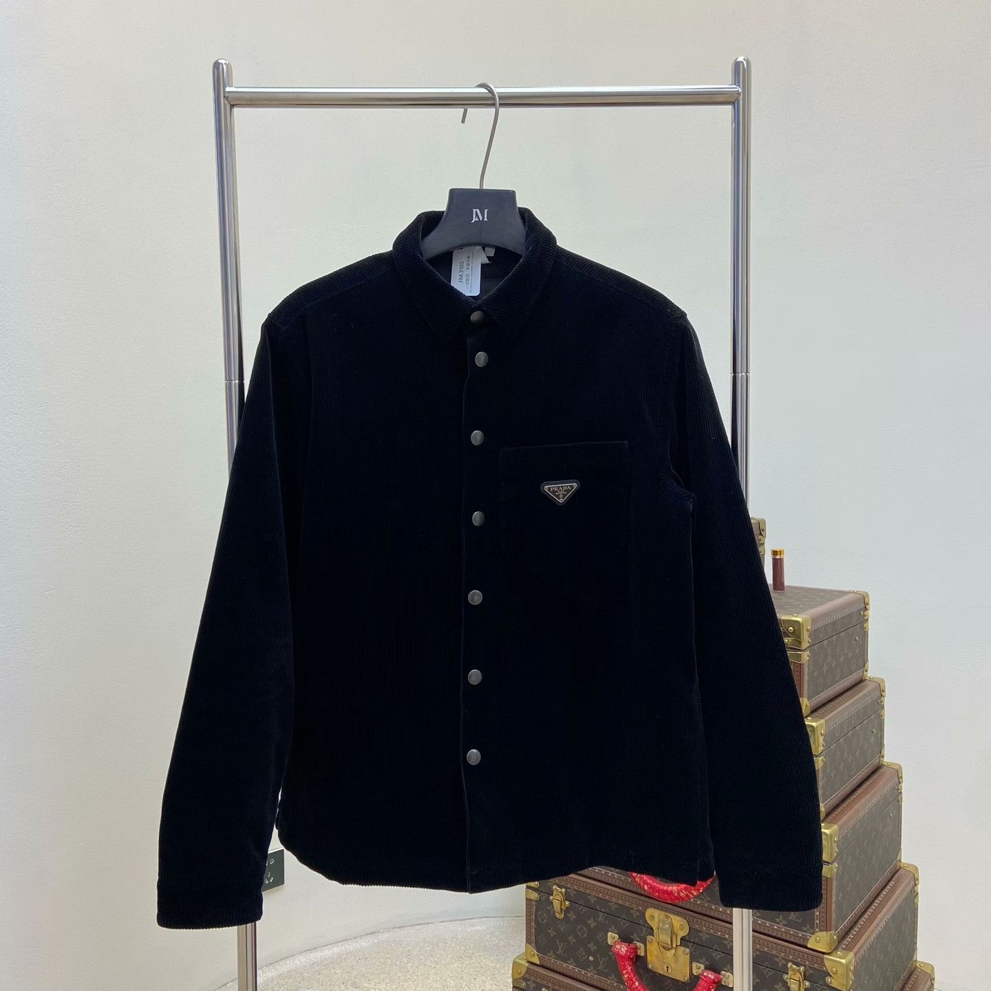 Prada Prada Retro Black Shirt m Men Size US M / EU 48-50 / 2 - 1 Thumbnail