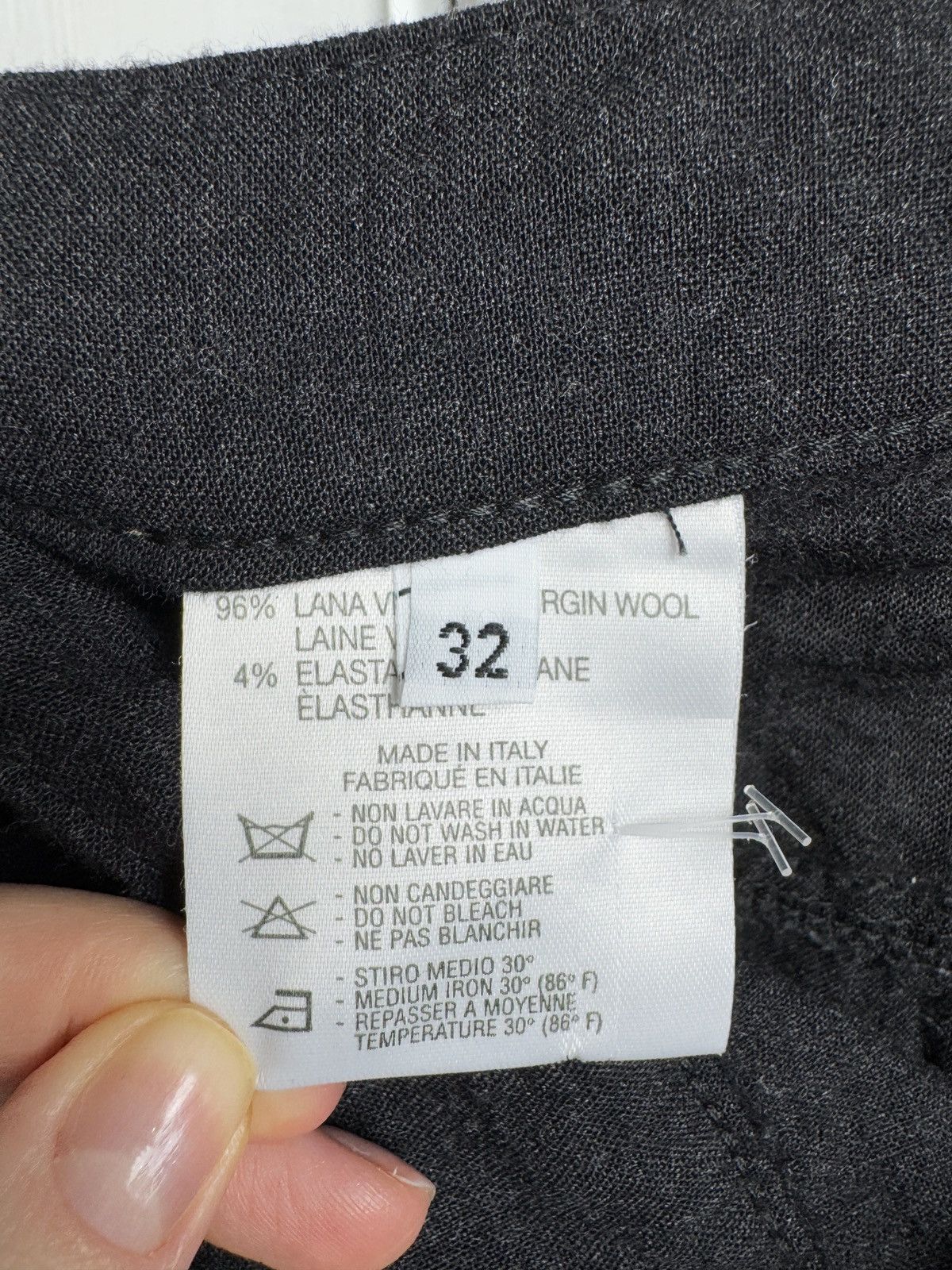 Versace Versace Classic v2 dark grey vintage unisex wool shorts 32 Size 32" / US 10 / IT 46 - 11 Thumbnail