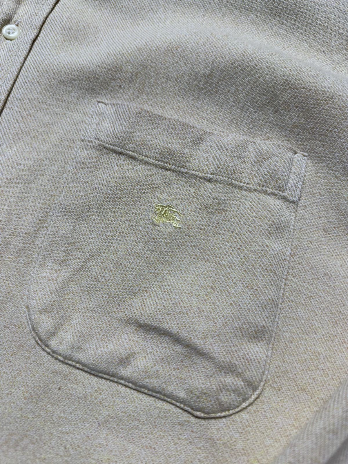 Burberry × Vintage Burberry Shirt Beige Vintage 90s Oversize Fit Elegance Size US L / EU 52-54 / 3 - 4 Thumbnail