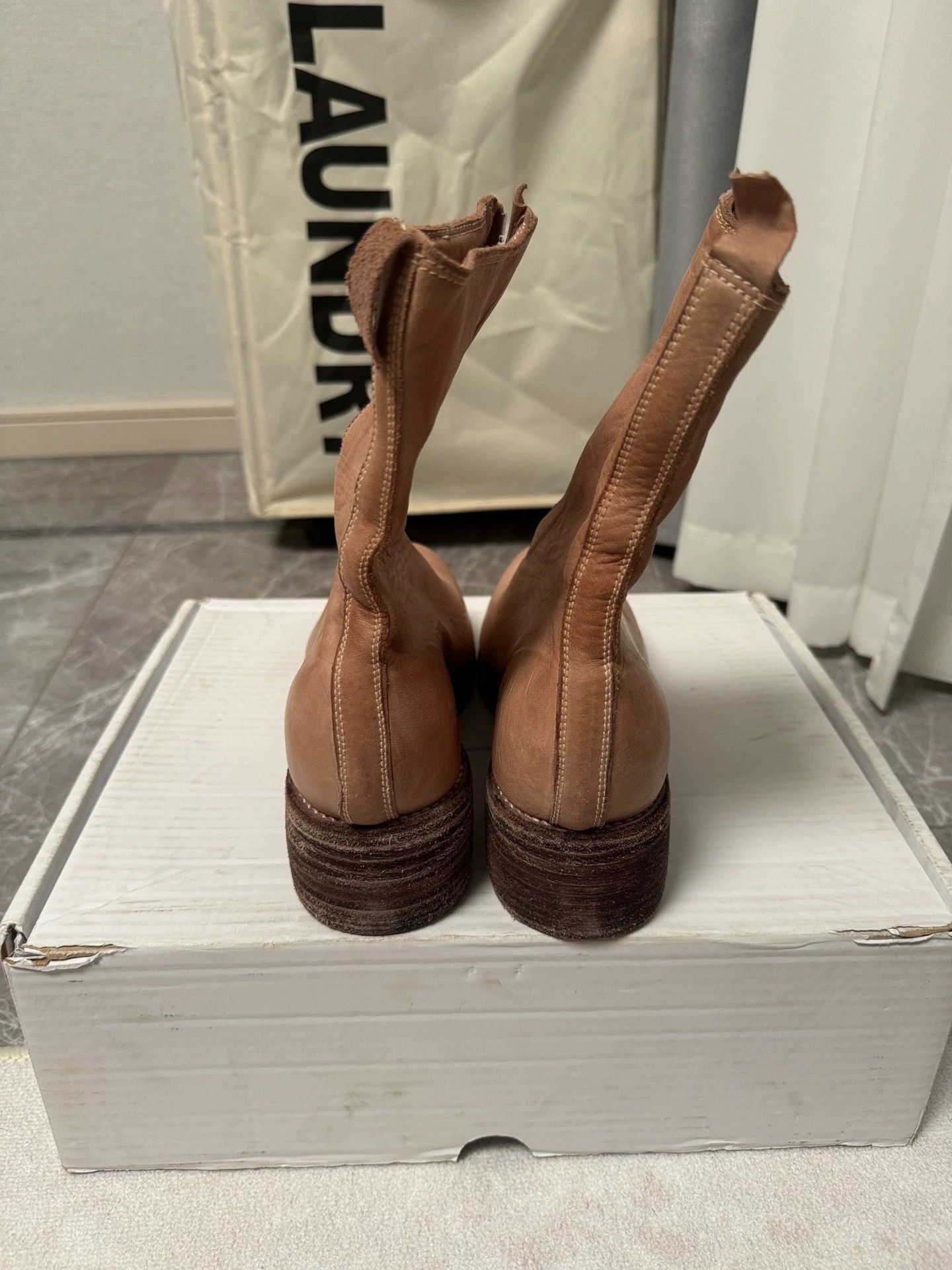Guidi Guidi PL2 milk tea & blush leather boots 37 Size US 6.5 / IT 36.5 - 3 Thumbnail