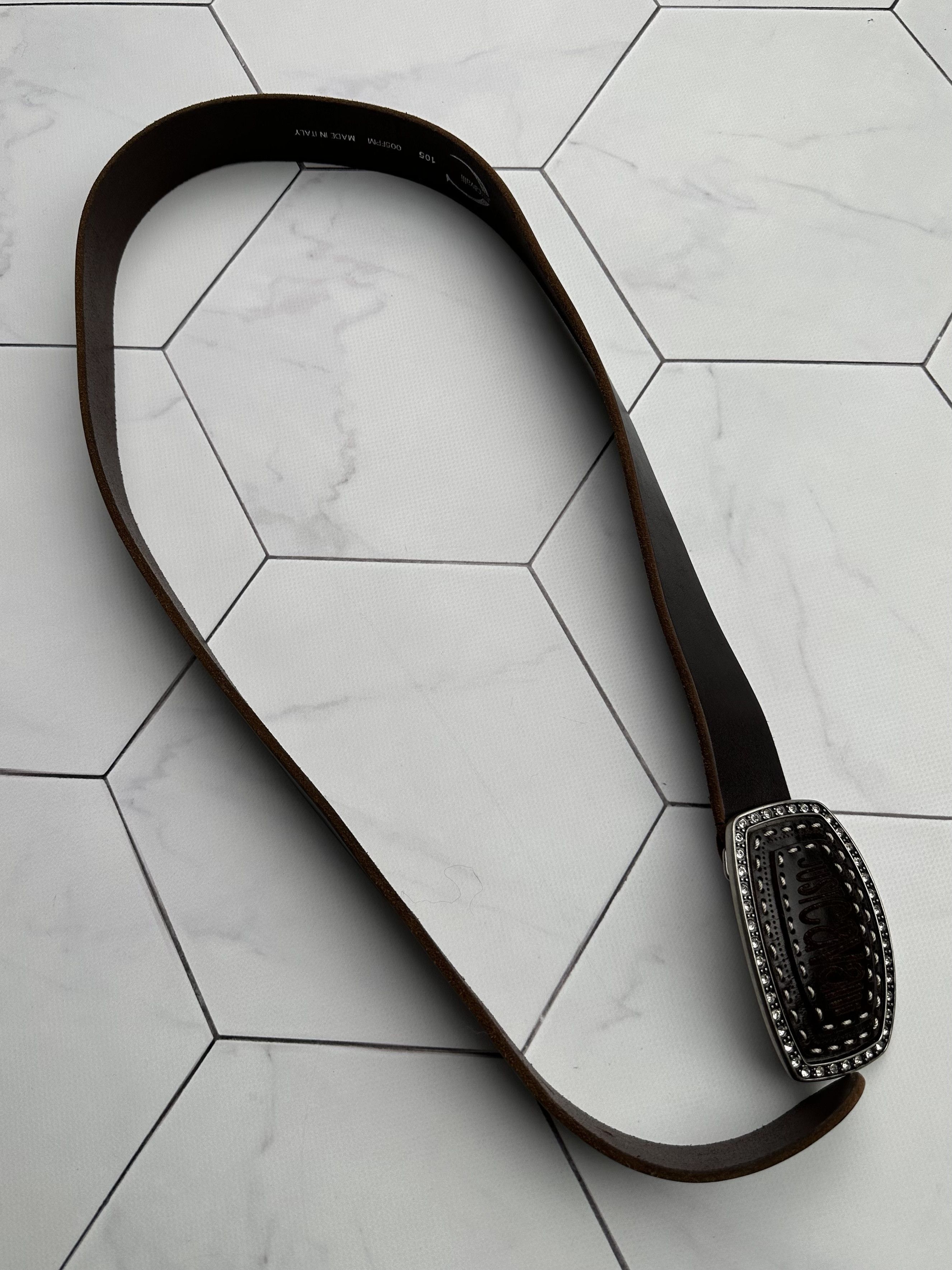 Just Cavalli Just Cavalli Vintage Leather Belt (B275) Size 32 - 2 Thumbnail