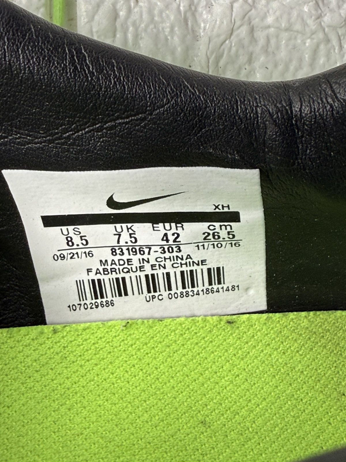 Nike Nike Mercurial Victory 6 SG Cleats US8.5 UK7.5 EUR42 Boots Size US 8.5 / EU 41-42 - 17 Thumbnail