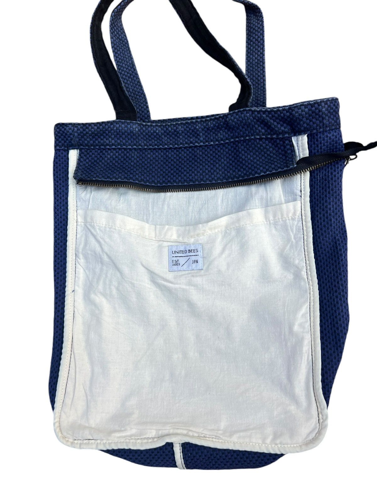 Indigo United Bees Japan Fade Sashiko Kendo Indigo Mini Tote Bag Size ONE SIZE - 19 Thumbnail