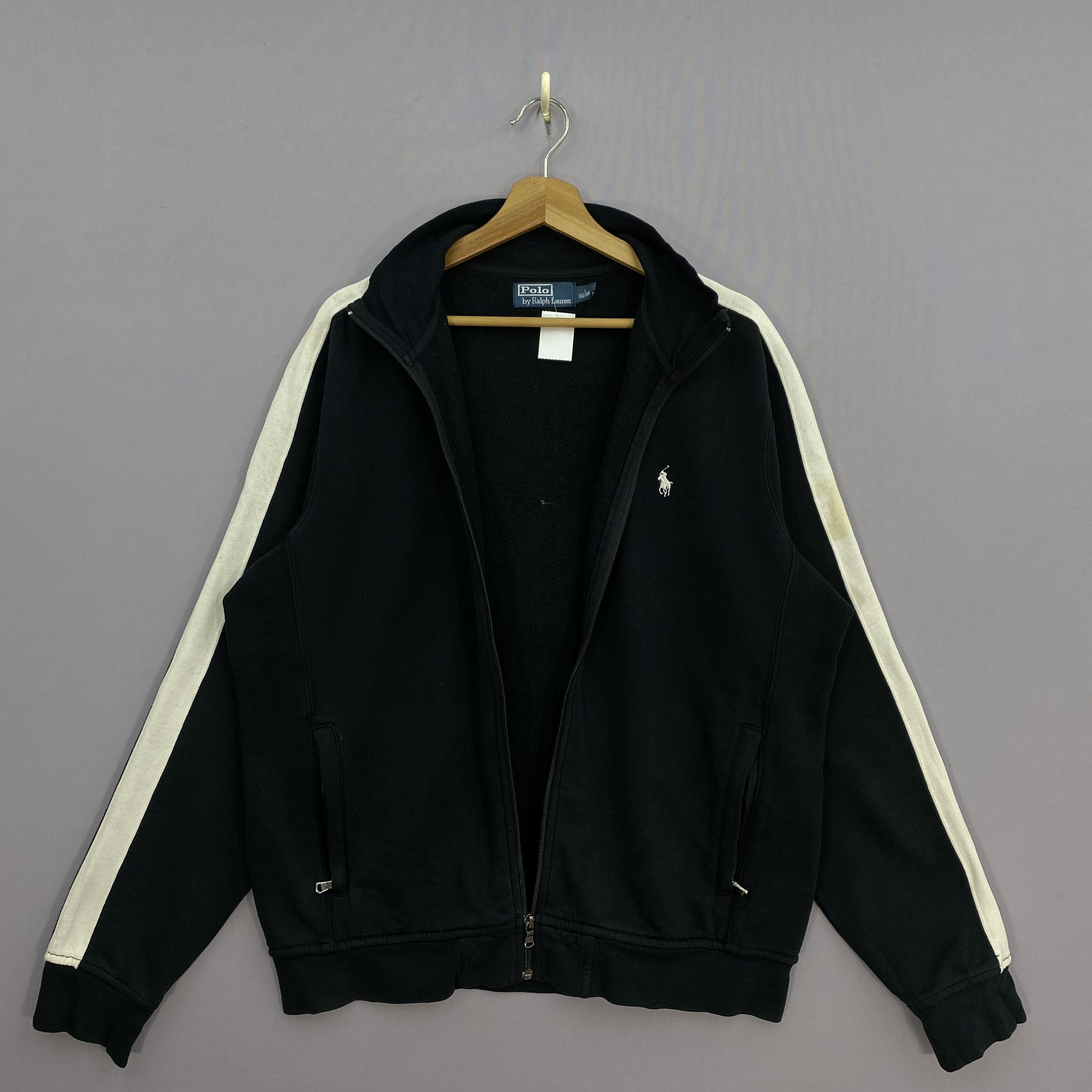 Polo Ralph Lauren Vintage 90s Polo Ralph Lauren Track Jacket Bomber Jumper Size US XL / EU 56 / 4 - 3 Thumbnail