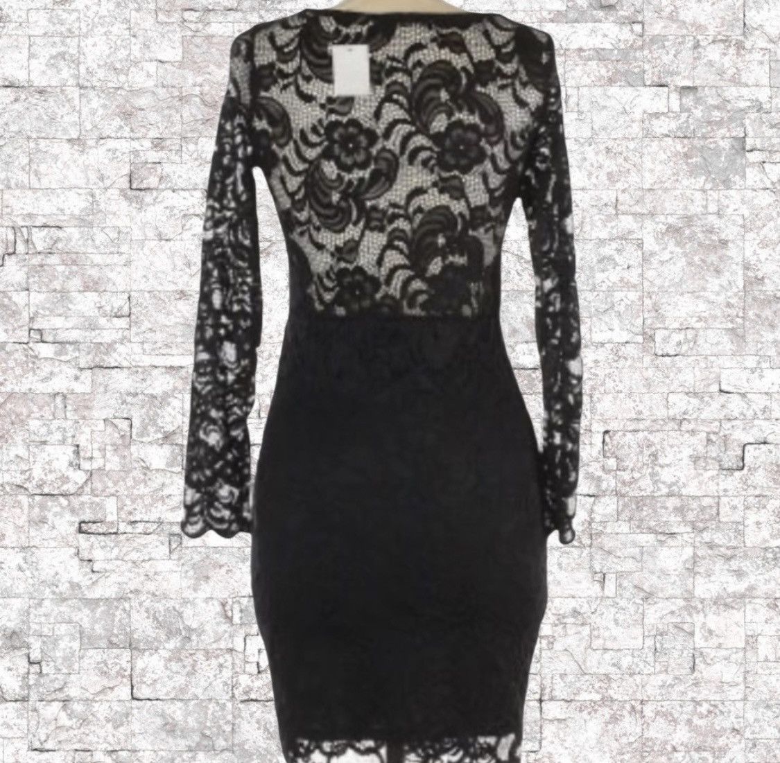 Other FLORAL EMBROIDERED LACE OPEN BACK COCKTAIL DRESS Size S / US 4 / IT 40 - 6 Thumbnail