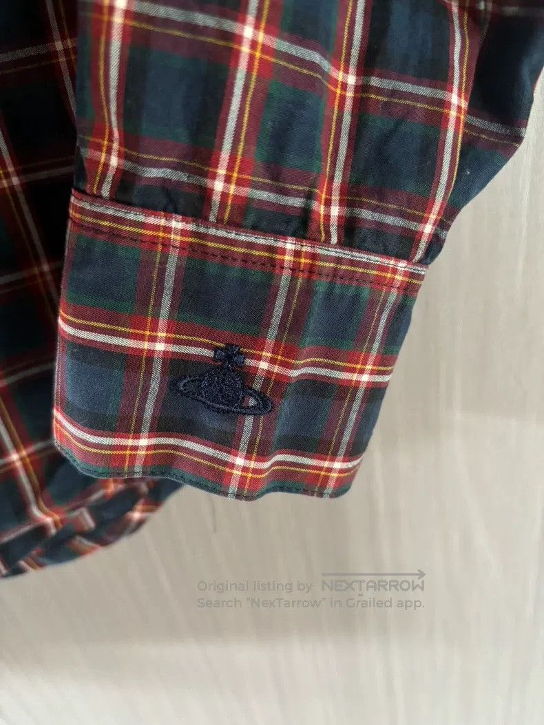 Vivienne Westwood Vivienne Westwood Plaid Collar Slim Fit Shirt Size M / US 6-8 / IT 42-44 - 5 Thumbnail