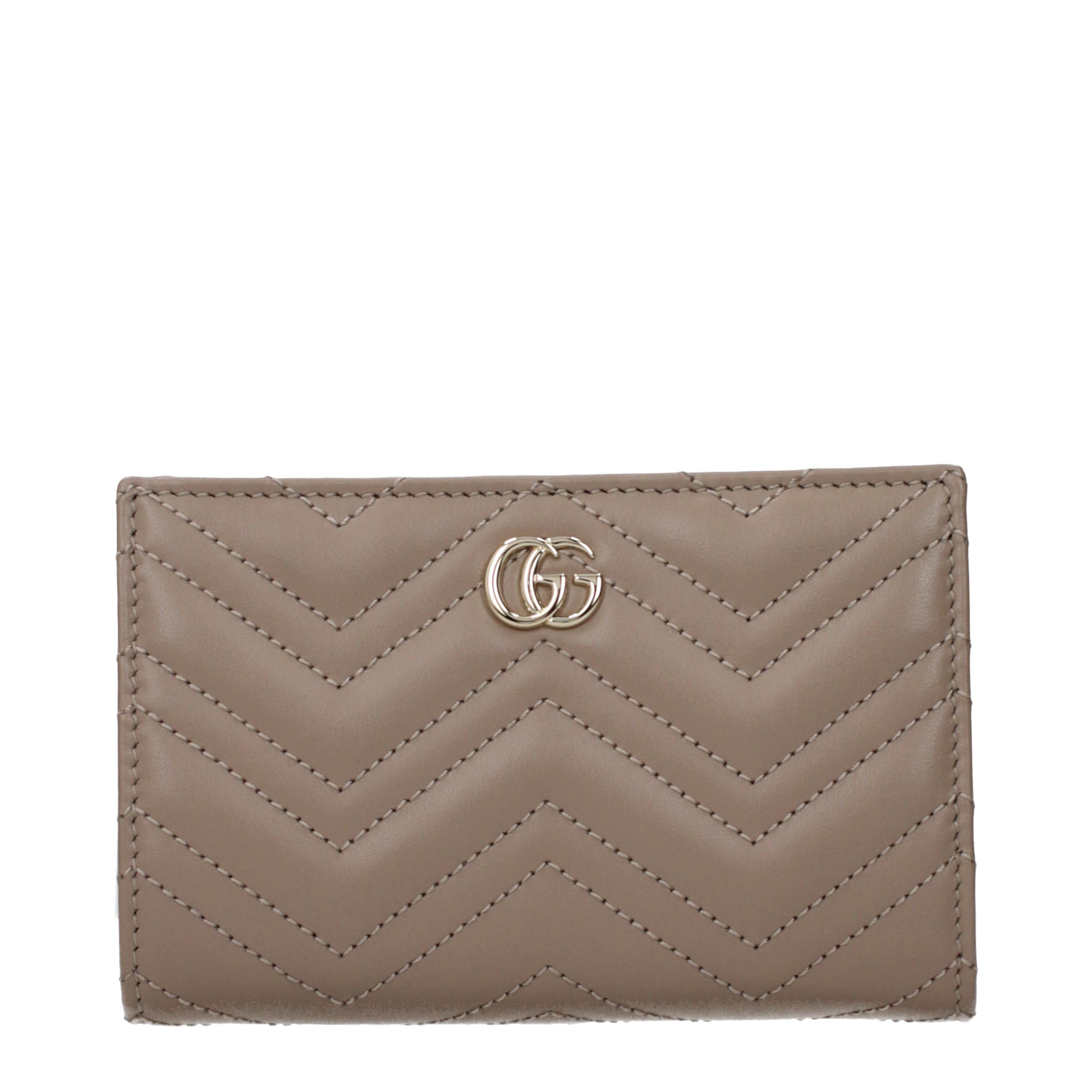 Gucci Wallets in Grey, Women's