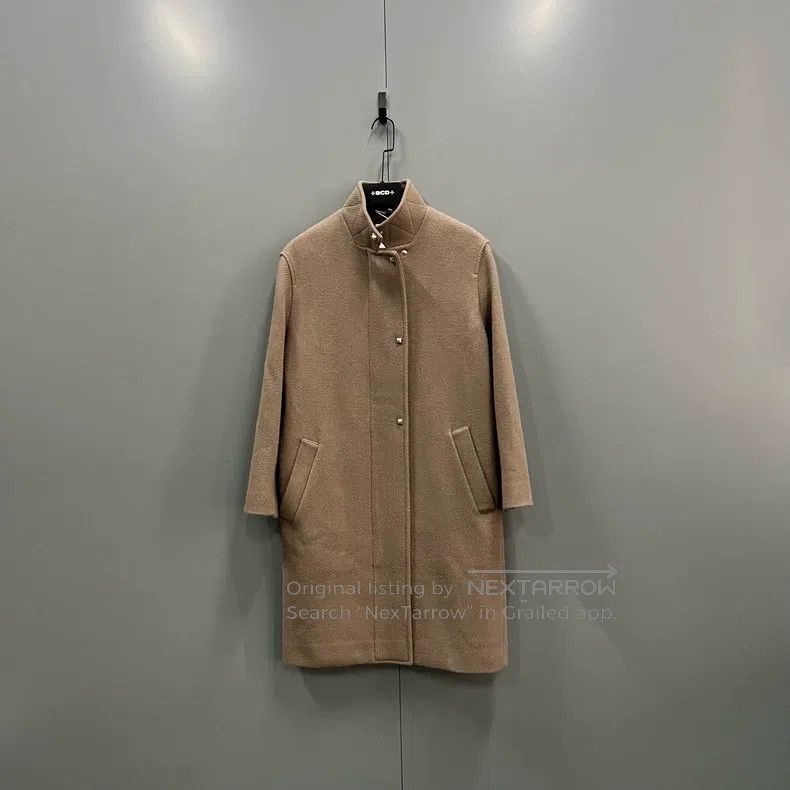 Hermes Hermes Solid color stud lapel coat Size XS / US 0-2 / IT 36-38 - 1 Thumbnail