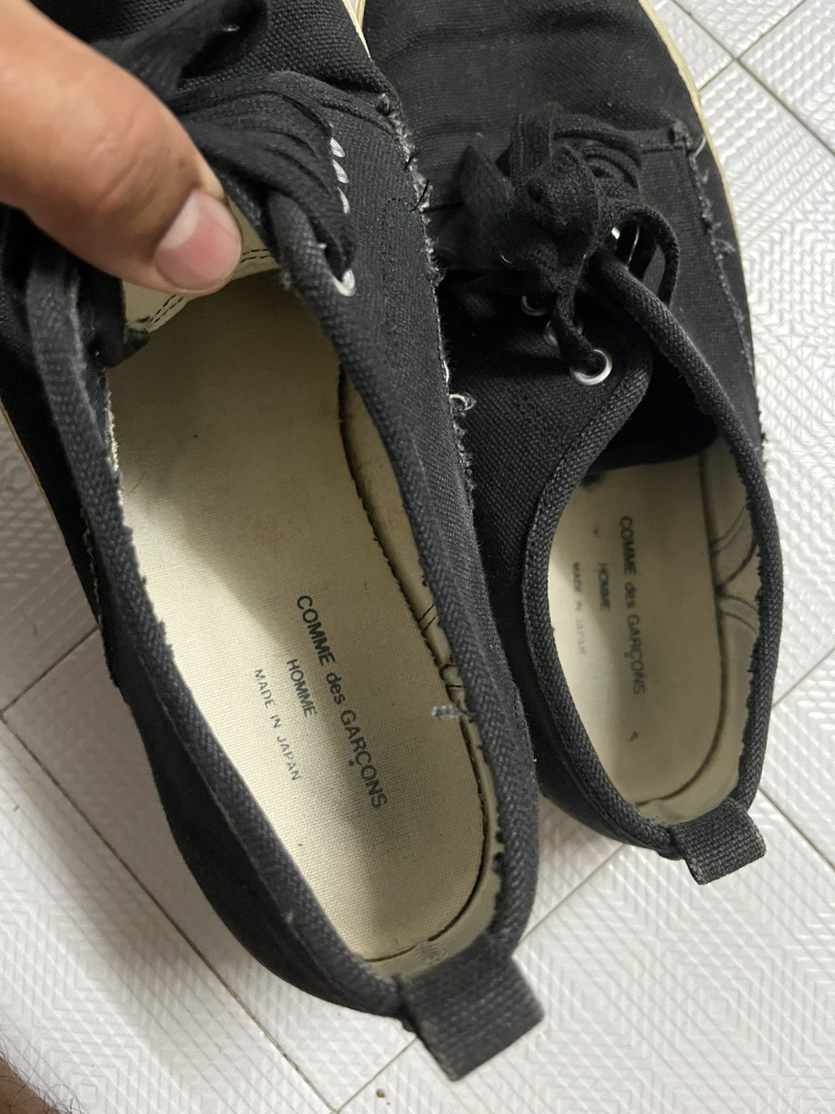 Comme des Garcons Comme des Garcons Homme Black Shoes Size US 7 / EU 40 - 6 Thumbnail