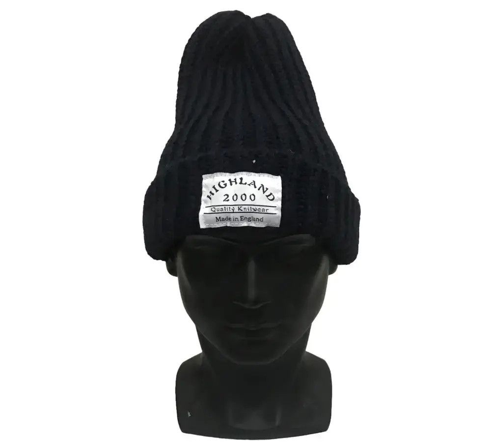 Vintage Highland Knit Beanie Hat Size ONE SIZE - 1 Thumbnail