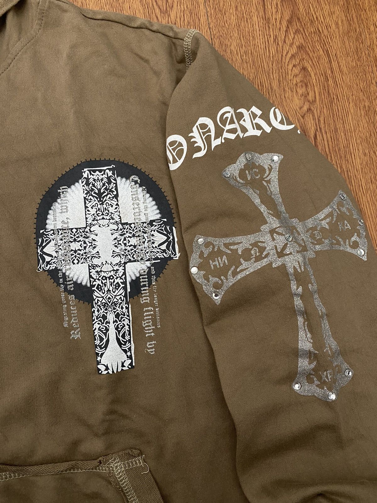 If Six Was Nine × Japanese Brand × Le Grande Bleu (L.G.B.) Monarchy cross zip hoodie Size US XL / EU 56 / 4 - 3 Thumbnail