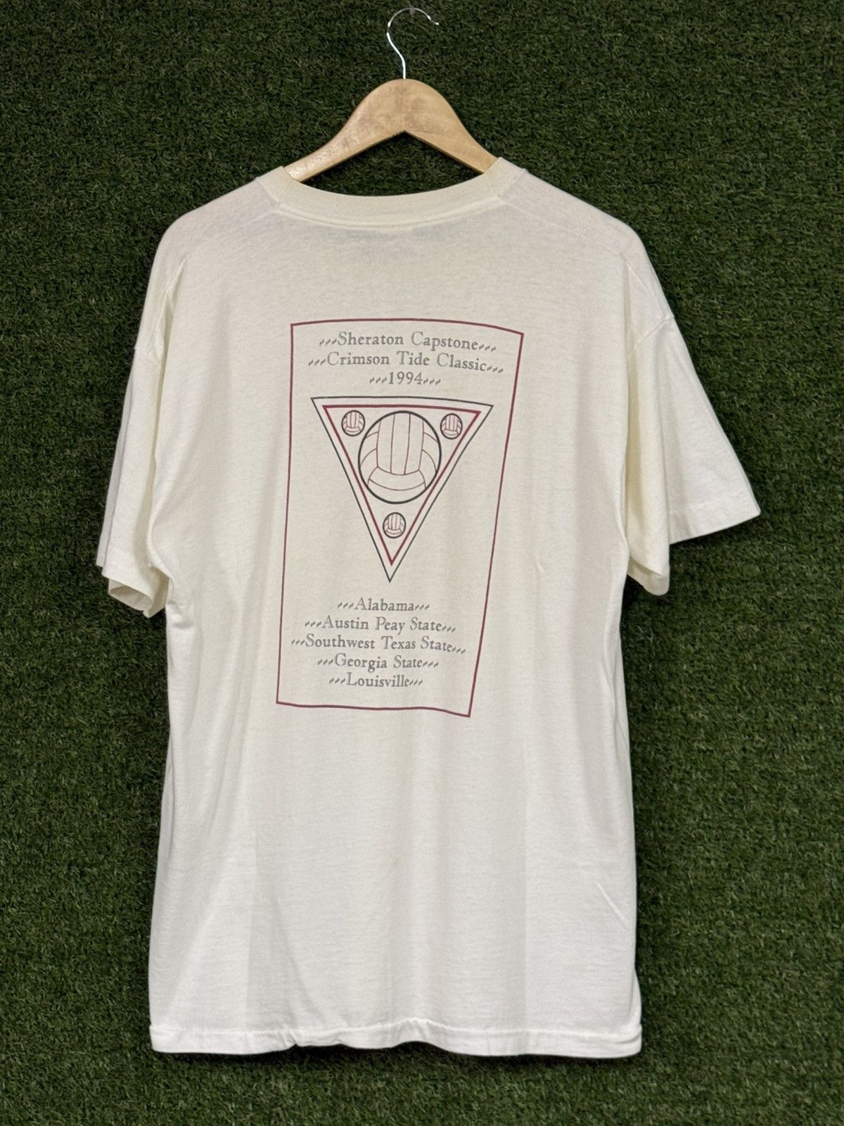 Vintage Vintage Fruit of Loom University Alabama Volleyball Tee XL Size US XL / EU 56 / 4 - 4 Thumbnail