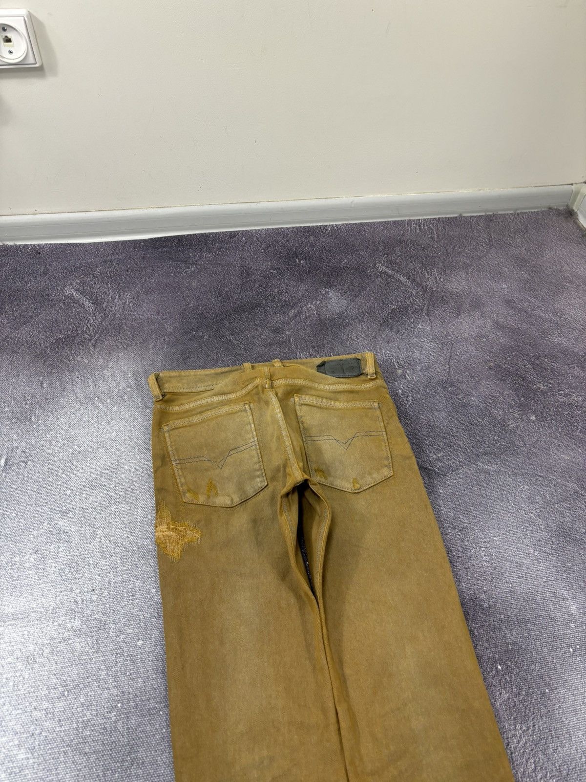 Diesel Diesel Sleenker Slim Skinny NWT Orange Gold Stretch Jeans Size US 28 / EU 44 - 17 Thumbnail