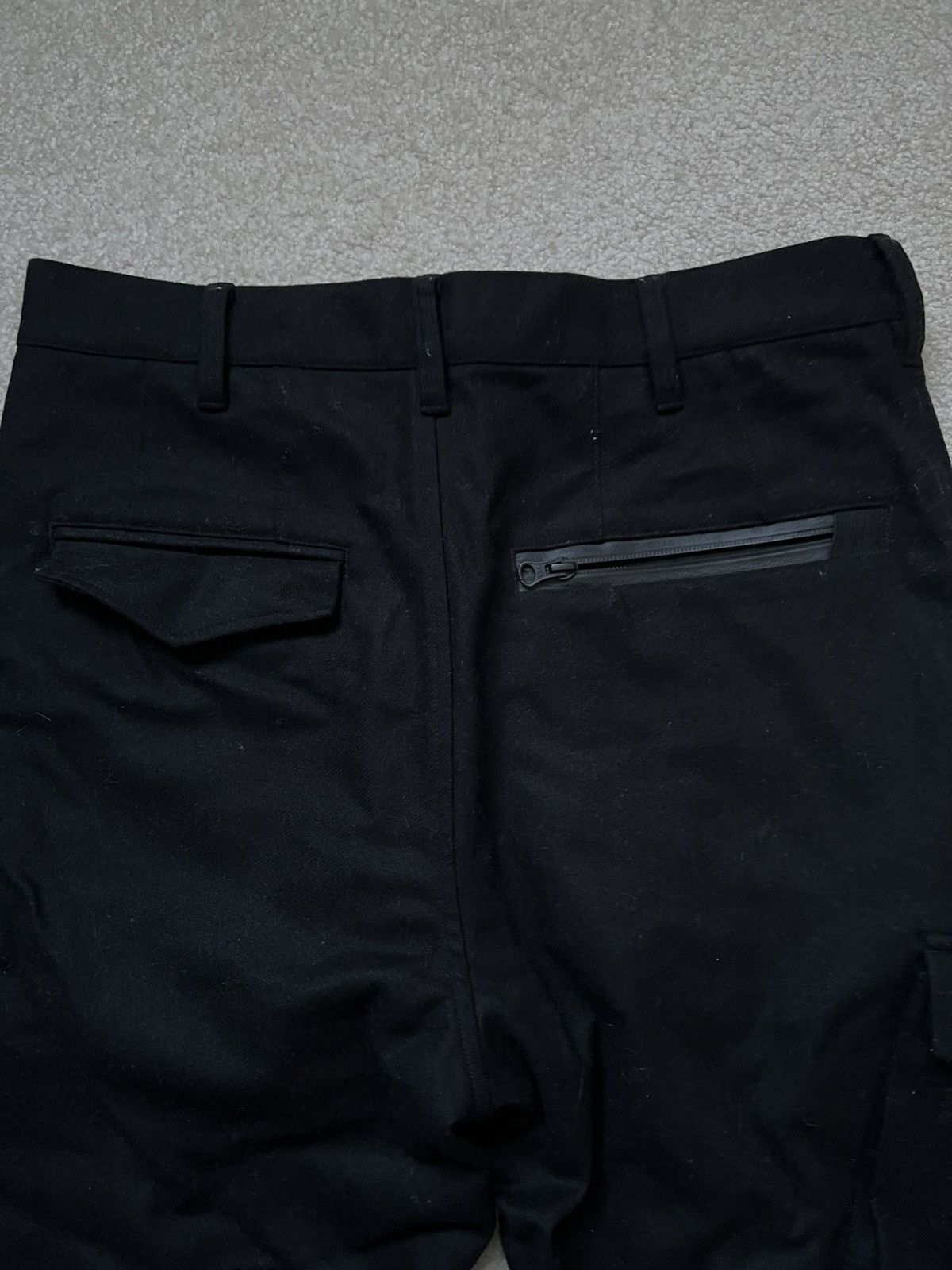 Y-3 Y-3 Black Wool Cargo Pants Size US 30 / EU 46 - 5 Thumbnail