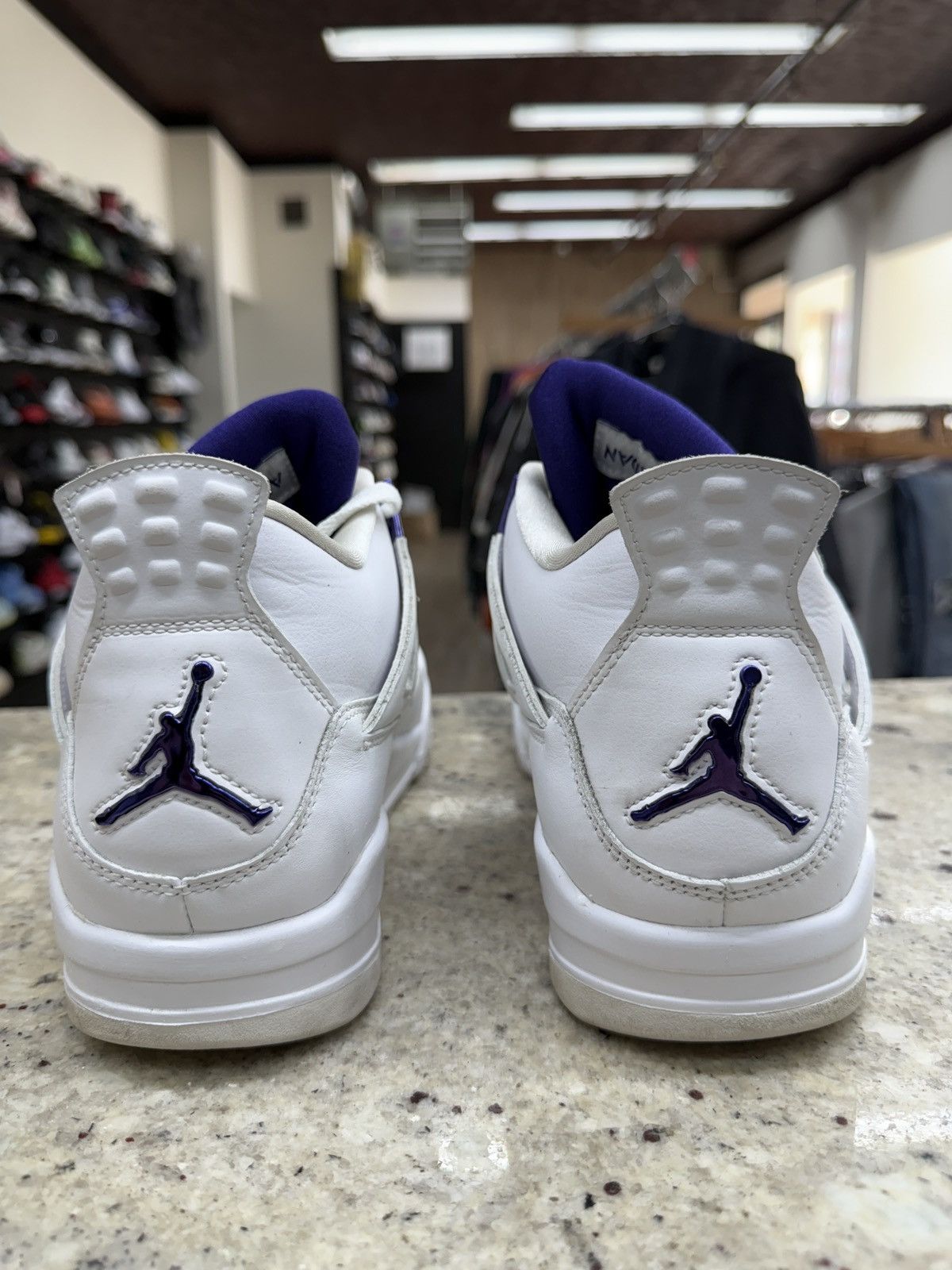 Jordan Brand Jordan 4 Retro Metallic Purple Size US 10 / EU 43 - 4 Thumbnail