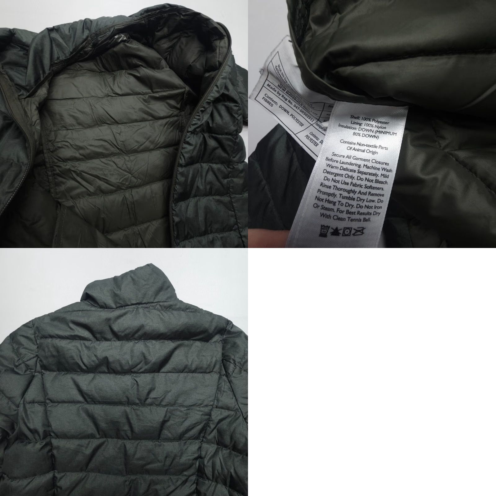 Eddie Bauer VINTAGE Eddie Bauer EB650 Goose Down Puffer Womens Large Green Jacket Size L / US 10 / IT 46 - 8 Thumbnail