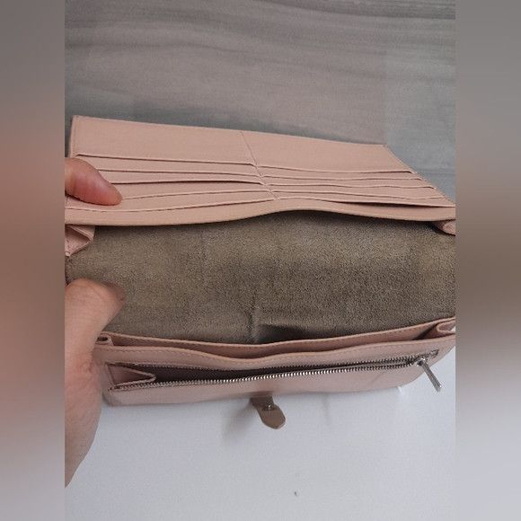 Celine Celine - LARGE STRAP WALLET IN GRAINED CALFSKIN i Size ONE SIZE - 4 Thumbnail