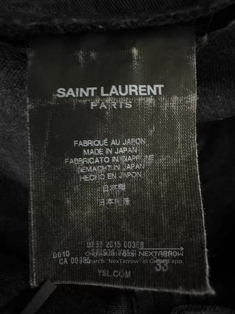 Saint Laurent Paris Saint Laurent Paris Black Washed Denim Pants i Size US 33 - 6 Thumbnail