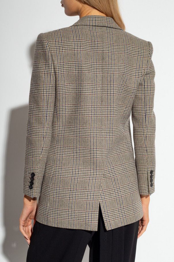 Saint Laurent Paris o1b1hav110724 Single-Breasted Jacket in Wool in Multicolor Size XS / US 0-2 / IT 36-38 - 4 Thumbnail