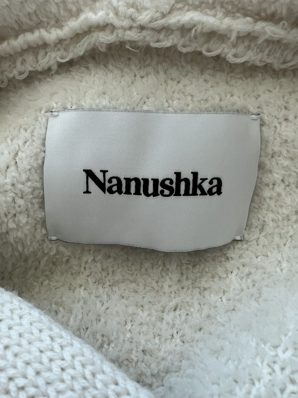Nanushka Nanushka Knit Monogram Hoodie Size US XL / EU 56 / 4 - 4 Thumbnail