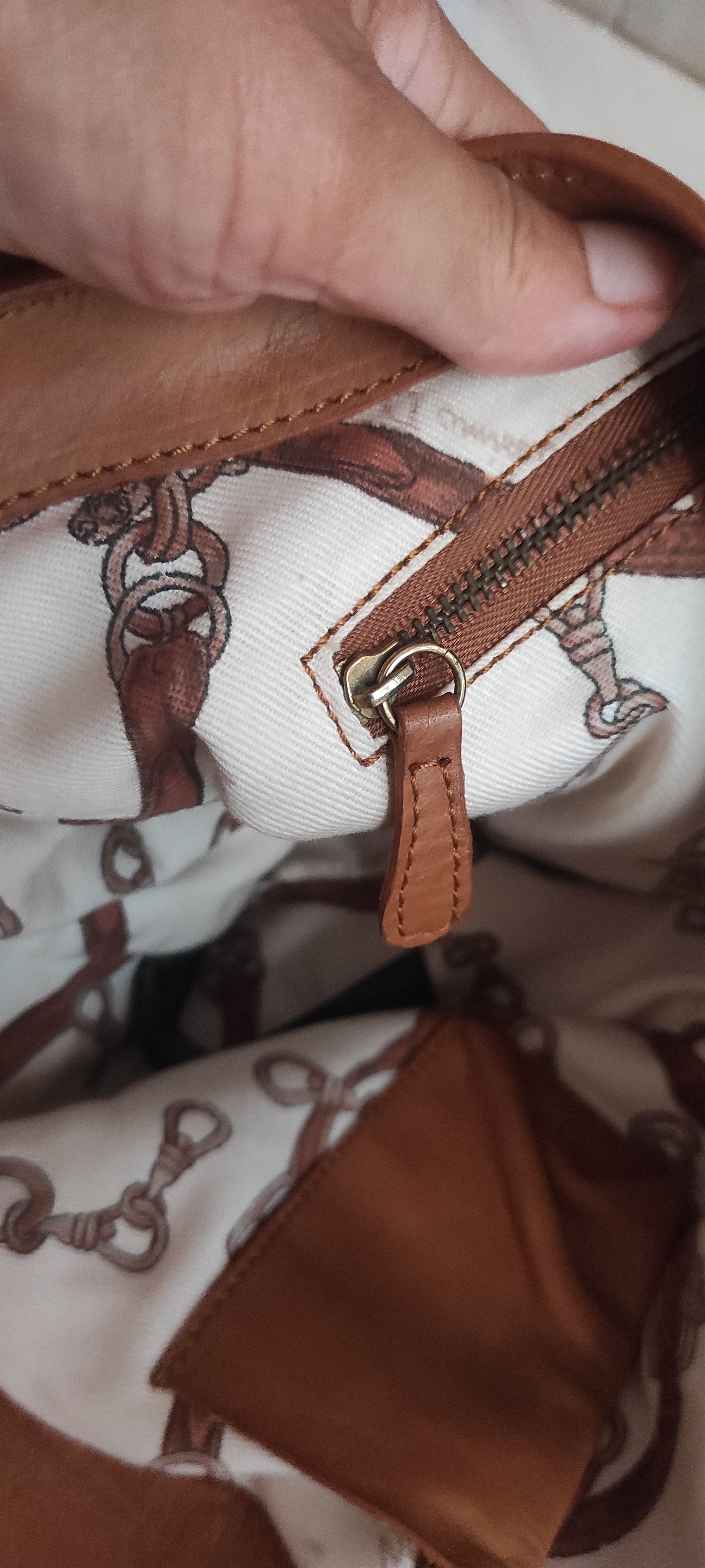 Massimo Dutti Massimo Dutti Satchel Bag Camel Leather Crossbody Bag Size ONE SIZE - 13 Thumbnail