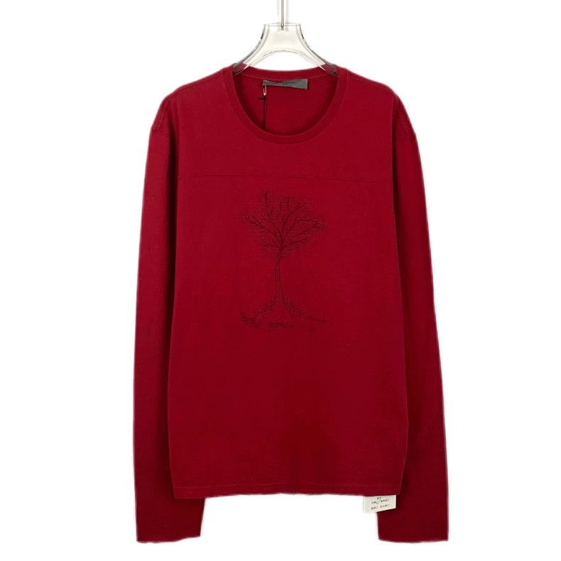 Givenchy Givenchy Red Tree Print Cotton Crew Neck T-Shirt Size US XL / EU 56 / 4 - 1 Thumbnail