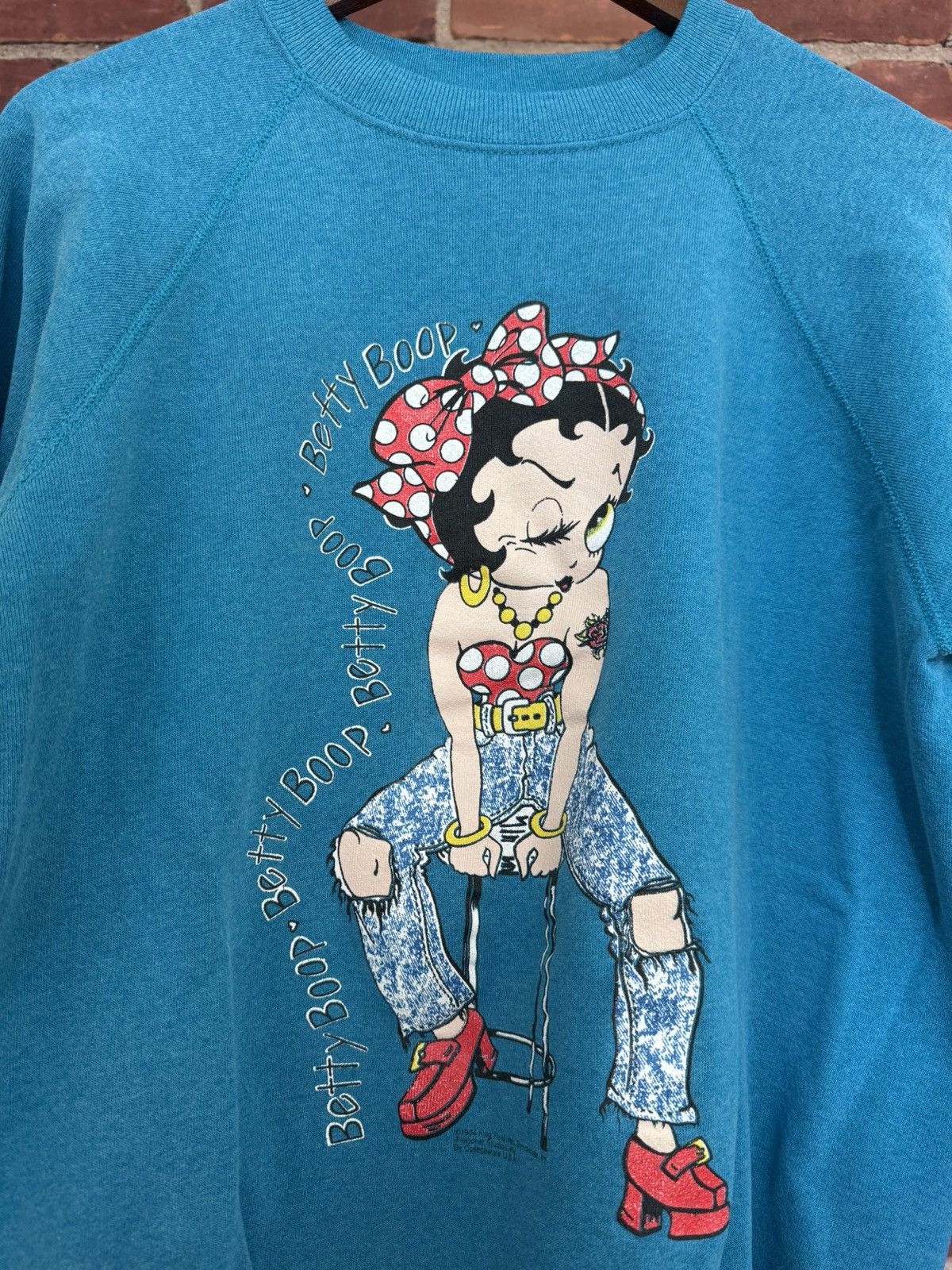 Vintage Vintage 90s Betty Boop Crewneck Sweatshirt - Oversized Print Size US L / EU 52-54 / 3 - 2 Thumbnail